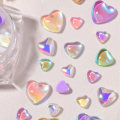 Miniatyrbilde 3 av 5: Hjerte Krystall Neglekunst Flatbacks Rhinestones