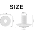 Miniatyrbillede 5 af 5: C55 Plastik Hjulskrue Udskiftning Kompatibel med Polaris C-55 C55, 180 280 Plastik skruer