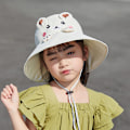 Miniatyrbilde 5 av 5: Bomullshatt med bred brem Solhatt Kant Sommer UV-beskyttelse UPF Hatt