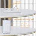 Miniatyrbillede 4 af 8: Lys Terapi Lampe, Ultra-Tynd UV-Fri 10000 Lux Terapi Lys