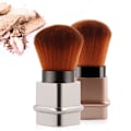 Miniatyrbild 5 av 5: 1 Pack Manikyr Rengöringsborste Retractable Square Blush Brush Bärbar Make-up Borste med Lock Manikyr Verktyg Borste