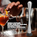 Miniatyrbilde 3 av 5: Cocktail Muddler i rustfritt stål - Mojito fruktmixer, DIY-drikk, barutstyr