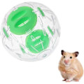 Miniatyrbild 1 av 5: Hamsterboll, träningsboll i plast, gerbil leksak, hamster träningsboll för små djur, transparent husdjursreseboll är mycket lämplig för gerbiler