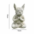 Miniatyrbillede 2 af 5: Meditation Hundestatue Buddha Ro, fred og ro, perfekt til