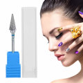 Miniatyrbillede 6 af 8: Negleboremaskine Bit, Wolfram Stål Neglekunst Manicure Boremaskine Bits Elektrisk Pedicure Manicure Slibning Hoved Tilbehør (Blå)