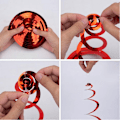 Miniatyrbillede 3 af 8: Plastik flow band fest hvirvel spiral dekorativ loft