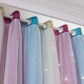 Miniatyrbillede 5 af 7: Stribede Hule Stjerner Sort-Out Curtains Til Stue Soveværelse V