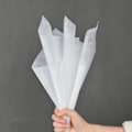 Miniatyrbild 3 av 5: Vattentät blombukett inslagning papper mjölk bomull inslagning pr