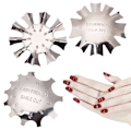 Miniatyrbillede 1 af 8: 3 stk. Acryl Trimmer Kant Trimmer Fransk Smile Line Kant Trimmer Negle Nail Art Cutter til Fransk til Acryl UV Polyacryl Gel Modellering