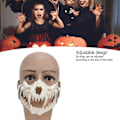 Miniatyrbillede 7 af 8: Latex Tiger Tand Maske - Holdbar, Vandafvisende, Justerbar og Uhyggelig Maske til Fest, Festival og Teater