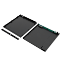 Miniatyrbillede 7 af 7: Ekstern Harddiskboks til Optisk Drev, Computer Laptop Opbevaringssæt Sort 9,5mm SATA