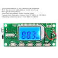 Miniatyrbild 8 av 8: FM-sändarmodul Digital Stereo Frekvensmodulering med LCD-display 87‑108MHZ 3-5V