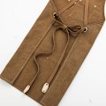 Pikkukuva 5 / 5: Työesiliina Unisex Canvas-selkähihnoilla ja 3 taskulla, kokki-esiliinat puuntyöstöön ja maalaamiseen