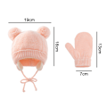 Miniatyrbild 5 av 8: 1 set Baby Hat Cute Bear Toddler Earflap Beanie Warm för hösten