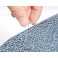 Miniatyrbild 3 av 6: 50 st transparenta plastskruvar för klädsel och