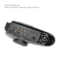 Pikkukuva 4 / 4: A58 UV9R -muunnin Walkie Talkie -kuulokemikrofoni Adapteri M-liitäntään, korkea yhteensopivuus