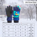 Miniatyrbilde 2 av 6: Barne Ski- og Snowboardhansker, Vanntett Vintervarme Hansker, Kald