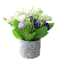 Miniatyrbillede 1 af 5: Falsk blomsterknopp kerne lille rose bonsai hjem fest skrivebord