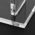 Miniatyrbilde 5 av 8: Transparent Lys Sabel Akryl Stativ Skrivebord Lys Sabel Leke Display Stativ Dekorativ Holder