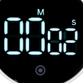 Miniatyrbillede 4 af 5: Elektronisk Timer med Stativ Digital Display Magnetisk Tidshåndtering Timer til Kontor Køkken, Hvid