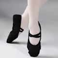 Miniatyrbillede 4 af 8: Premium Ægte Baby Ballet Slippers/Ballet Sko (Småbørn/Lille