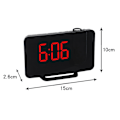 Miniatyrbild 2 av 6: Radioprojektionsväckarklocka stor skärm LED-display
