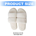 Miniatyrbilde 2 av 5: Fluffy Damestoffler i Kunstig Pels, Slip-On, Ortopediske, med A