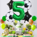 Miniatyrbillede 5 af 5: Gigant, Ballon Nummer, Balloner Til Fødselsdage, Fodbold