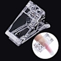 Miniatyrbild 7 av 8: 10 st nagelspetsklämmor för snabb byggande poly UV-byggare assistentverktyg DIY manikyrverktyg plastfingerförlängningsklämmset
