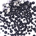 Miniatyrbillede 1 af 5: Black Diamond, Krystal Nail Art Flatbacks Uden Hotfix Rhinestones