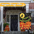 Pikkukuva 4 / 6: Halloween-puutarhalippu 12 x 18 tuumaa, Halloween-liput pellavaa
