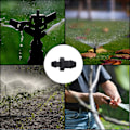 Miniatyrbild 6 av 6: Irrigationsrörsplugg, droppbevattningsändförslutning, kemikaliebeständig hullingplugg, designad för utomhusvattningstillbehör, 50 st bevattningsrör