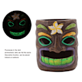 Pikkukuva 8 / 8: Grimace Ashtray Resin Tree Face Koristeellinen Fluoresoiva Meikkisiveltimen Kynäkuppi Kotityöpöydälle