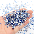 Miniatyrbillede 1 af 5: Krystal Rhinestones, Flade Glassten til Neglekunst, DIY Håndværk