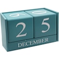 Miniatyrbillede 1 af 5: Træblok Kalender - Evig Blokk Måned Datovisning