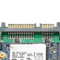 Miniatyrbild 5 av 8: SATA-adapter M.2 SSD 2 i 1 Stor kapacitet Stabil Pålitlig Bärbar Plug and Play Datortillbehör 32 GB
