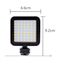 Pikkukuva 2 / 5: AL81 Videovalo 2500K-6500K LED-videoneuvotteluvalo 180 asteen LED-videovalo LED-kameravalo Sisäänrakennettu akku Zoom-kokouksiin ja videokeskusteluihin