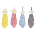 Miniatyrbild 1 av 6: Mikrofiber Handdukar, Plyschbollsdesign Söta Djur Dekorativa Handdukar Absorberande Mikrofiber För Kontor Kök Sovrum Badrum Vardagsrum (4 st)