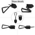 Miniatyrbilde 5 av 5: Camping Multifunksjonell Folding Spade, Avtakbar Bærbar