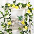 Miniatyrbilde 4 av 5: 2 stk. Blomstkrans Kunstig Rosekrans, Kunstig Blomst
