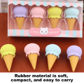 Miniatyrbillede 4 af 5: Kreativ cupcake-viskelæder, cupcake-viskelæder i forskellige frugter
