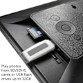 Miniatyrbild 4 av 5: Wifi Digital Fotoram, Enkel Installation 7 Tums HD Touchskärm, Videor Med Ljud För Livfulla Minnen, Sekretesskydd, Perfekt Presentidé För Nära Och Kära