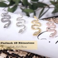 Miniatyrbild 3 av 5: Nagel Charms，Orm Nagelkonst Charms 3D Nagel Strass，för Nagelkonst Tillbehör