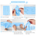 Miniatyrbillede 6 af 6: 30 stk. Papir Tassel Banner - Plettet Tassel Girland til