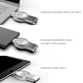 Miniatyrbillede 5 af 5: Urladoplader Kompatibel med Apple Watch Oplader, 2 i 1