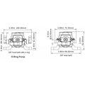 Miniatyrbillede 3 af 5: DC 12V Trykpumpesæt Mikro Membranpumpe Elektrisk Trykpumpe