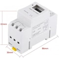 Miniatyrbillede 5 af 5: Programmerbar Digital Timer, Daglig Afbryder, Astro Digital, 220 V Type Ahc15 A, Elektrisk Timer