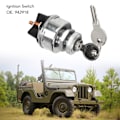 Miniatyrbillede 8 af 8: Tændingsslukke med 2 nøgler 942918 Udskiftning til WILLYS CJ2A CJ3A DJ3A CJ3B CJ5 CJ6
