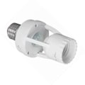 Miniatyrbillede 1 af 8: 100‑240V E27 Sensorlys Sokkel 10‑300 Sekunders Forsinkelsestid 6m Sensing Distance IR Bevægelsesaktiveret Lampe Pæreholder Adapter