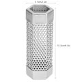 Miniatyrbillede 4 af 8: 2 stk. BBQ Grill Ryger Rør Mesh Rør Pellets Rygeboks 6 tommer Rustfrit Stål Grill Tilbehør Hexagonal